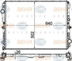 Hella 8MK 376 924-071 радиатор, охлаждение двигателя на MERCEDES-BENZ S-CLASS (W222, V222, X222)