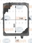 HELLA Радиатор охлаждения DAF (8MK376721-501)