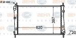 HELLA Радиатор двигателя с кондиционером Ford Mondeo III (1142808, 8MK376754-781)