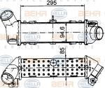 Hella 8ML 376 765-171 интеркулер на VW POLO CLASSIC (6KV2)
