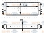 Hella 8MO 376 780-681 масляный радиатор, двигательное масло на IRISBUS ARWAY