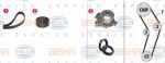Hella 8MP 376 807-841 водяной насос + комплект зубчатого ремня на VW PASSAT (32B)