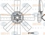 HELLA Гидромуфта с крыльчаткой 8 лопастей 680mm Volvo FH12 (8MV376731-311)