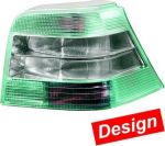 HELLA VW GOLF IV 09/97-> ФОНАРЬ ЗАДНИЙ ЗЕЛЕНО/БЕЛЫЙ БРИЛЛИАНТ, КОМПЛЕКТ (9EL007720841)