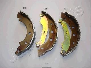 JapanParts GF-105AF комплект тормозных колодок на NISSAN KUBISTAR (X76)