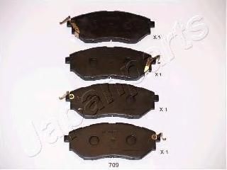 JAPANPARTS Колодки передние SUBARU Forester 13>/Legacy 03>/Tribeca 05> (26296AG030, PA-709AF)