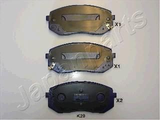 JAPANPARTS Колодки передние HYUNDAI ix35/KIA Sportage III /Type Sumotomo (PA-K20AF)