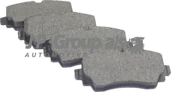 JP 1363601210 комплект тормозных колодок, дисковый тормоз на MERCEDES-BENZ A-CLASS (W168)