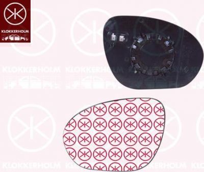 KLOKKERHOLM 16381064 зеркальное стекло, наружное зеркало на NISSAN JUKE (F15)