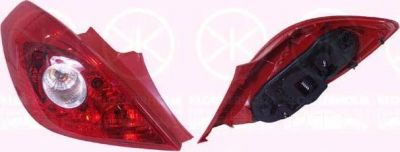 KLOKKERHOLM 50240701A1 задний фонарь на OPEL CORSA D