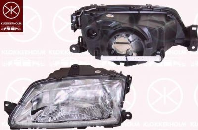 KLOKKERHOLM 55130128 основная фара на PEUGEOT 306 (7B, N3, N5)