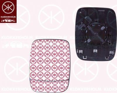 KLOKKERHOLM 60631061 зеркальное стекло, наружное зеркало на OPEL VIVARO Combi