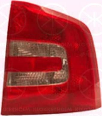 KLOKKERHOLM 75210722A1 задний фонарь на SKODA OCTAVIA Combi (1Z5)