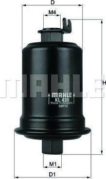 KNECHT/MAHLE Фильтр топливный Toyota Avensis (2330019535, KL435)