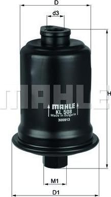 KNECHT/MAHLE Фильтр топливный HYUNDAI Accent/Verna 1999-> 1.3 1.5 (31911-25000, KL508)