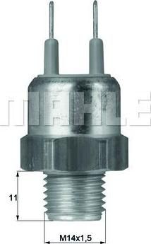 Knecht/Mahle TSW 17D термовыключатель, вентилятор радиатора на 3 Touring (E30)