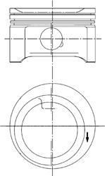 KOLBENSCHMIDT Поршнекомплект M43 B19 d85.0 STD KS (94895600)