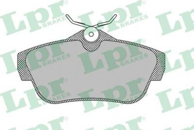 LPR 05P1460 Колодки тормозные дисковые CITROEN JUMPY/FIAT SCUDO/PEUGEOT EXPERT 07- задние (425368)