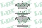 LPR 05P1480 Колодки тормозные дисковые передние Citroen С4 2007-2010 (425477)