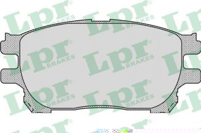 LPR 05P999 Колодки тормозные дисковые TOYOTA PREVIA 00- передние (0446528490)