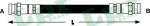 LPR 6T47039 тормозной шланг на MAZDA 323 C IV (BG)