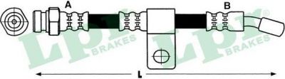 LPR 6T48173 тормозной шланг на HYUNDAI TERRACAN (HP)