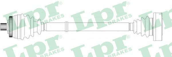 LPR DS14049 приводной вал на VW PASSAT Variant (3B6)
