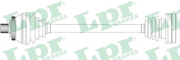 LPR DS14225 приводной вал на VW PASSAT Variant (3B6)