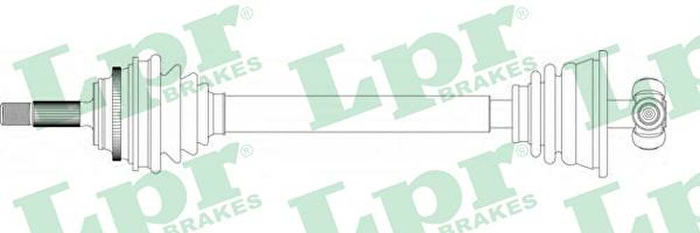 LPR DS39052 приводной вал на RENAULT CLIO I (B/C57_, 5/357_)