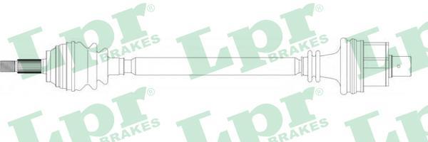 LPR DS39109 приводной вал на RENAULT MEGANE I (BA0/1_)