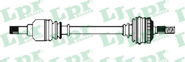 LPR DS52665 приводной вал на HONDA CR-V I (RD)