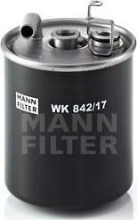 MANN Фильтр топливный MB W168 1.7D/VANEO (414) (6680920101, WK842/17)