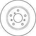 MAPCO 15534 тормозной диск на MAZDA 626 III (GD)