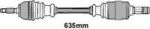 MAPCO 16349 приводной вал на PEUGEOT 306 (7B, N3, N5)