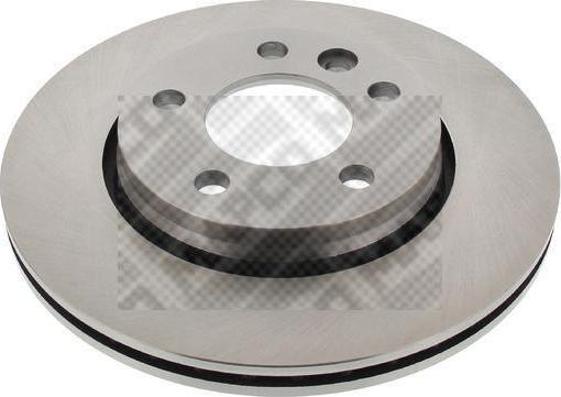 MAPCO 25755 тормозной диск на VW MULTIVAN V (7HM, 7HN, 7HF, 7EF, 7EM, 7EN)