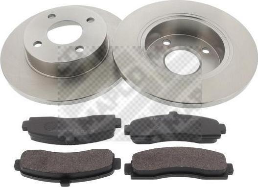 MAPCO 47500 комплект тормозов, дисковый тормозной механизм на NISSAN MICRA II (K11)