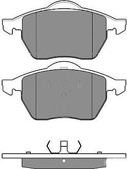 MAPCO 6491 комплект тормозных колодок, дисковый тормоз на VW SHARAN (7M8, 7M9, 7M6)