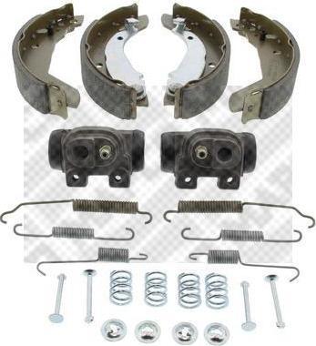 MAPCO 9782 комплект тормозных колодок на PEUGEOT 306 (7B, N3, N5)