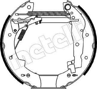 METELLI 51-0062 комплект тормозных колодок на RENAULT 21 универсал (K48_)