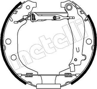 METELLI 51-0078 комплект тормозных колодок на PEUGEOT 406 Break (8E/F)