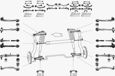 Meyle WG0339500a подвеска колеса на AUDI A6 Avant (4B5, C5)