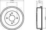 MINTEX MBD092 тормозной барабан на NISSAN VANETTE автобус (C22)