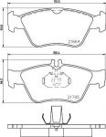 MINTEX MDB1736 комплект тормозных колодок, дисковый тормоз на MERCEDES-BENZ C-CLASS универсал (S202)