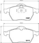 MINTEX MDB1813 комплект тормозных колодок, дисковый тормоз на OPEL VECTRA B (36_)