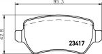 MINTEX MDB2223 комплект тормозных колодок, дисковый тормоз на OPEL ZAFIRA B Van