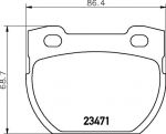 MINTEX MDB2579 Комплект тормозных колодок, диско