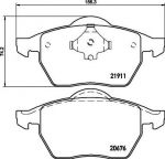 MINTEX MDB2689 Колодки торм.пер. Audi, VW, Seat, Skoda