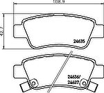MINTEX MDB2926 комплект тормозных колодок, дисковый тормоз на HONDA CR-V III (RE)