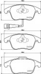 MINTEX MDB3395 комплект тормозных колодок, дисковый тормоз на VW TIGUAN (5N_)