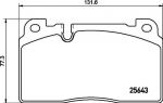 MINTEX MDB3419 комплект тормозных колодок, дисковый тормоз на AUDI Q5 (8R)